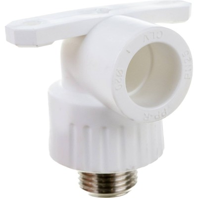 Угольник РОСТерм PPR комбинированная D20х1/2 НР с креплением Угольник РОСТерм PPR комбинированная D20х1/2 НР с креплением