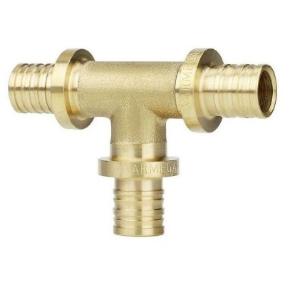 Тройник VARMEGA Slide-fit равносторонний, 16, аксиальный, латунь, VM50411 Тройник VARMEGA Slide-fit равносторонний, 16, аксиальный, латунь, VM50411