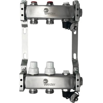 Коллектор Wester нерж. 1quot;-3/4 в сборе на 2 выхода, MUVS2134 Коллектор Wester нерж. 1quot;-3/4 в сборе на 2 выхода, MUVS2134