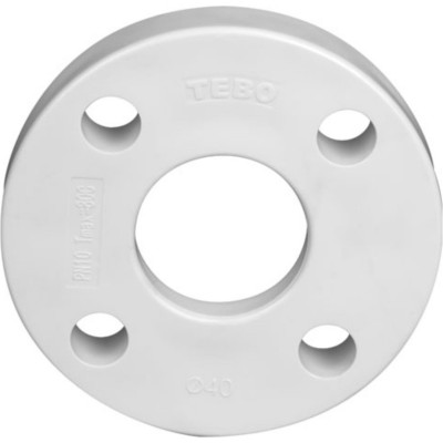 Фланец TEBO бел. PP-R пластиковый 63 (63 PN10/Ду 50) (3/36), арт. 030090904 Фланец TEBO бел. PP-R пластиковый 63 (63 PN10/Ду 50) (3/36), арт. 030090904