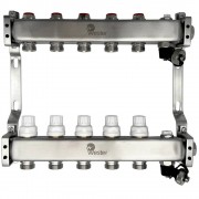 Коллектор Wester нерж. 1quot;-3/4 в сборе на 5 выходов, MUVS5134