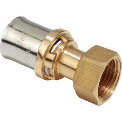 Фитинг прямой Giacomini с накидной гайкой и плоским седлом 3/8quot;x(16x2), RM179Y043 Фитинг прямой Giacomini с накидной гайкой и плоским седлом 3/8quot;x(16x2), RM179Y043