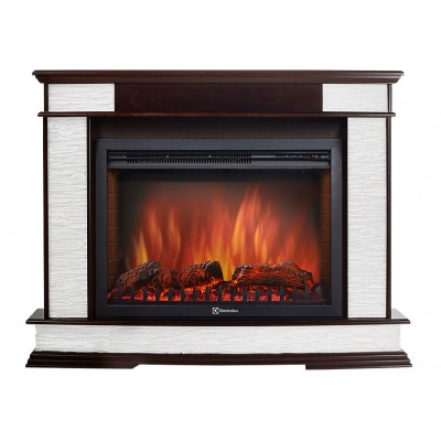 Портал Firelight Scala 30 камень сланец скалистый белый, шпон тёмный дуб Портал Firelight Scala 30 камень сланец скалистый белый, шпон тёмный дуб