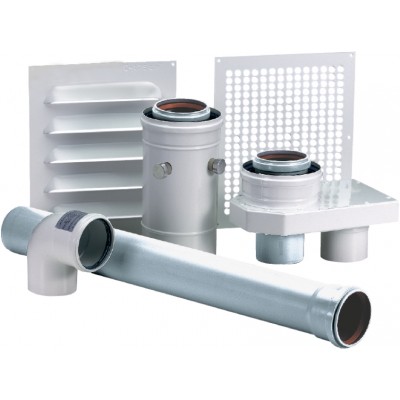 DY 881. Горизонтальный коаксиальный дымоход (PPS), ф110/150 мм DY 881. Горизонтальный коаксиальный дымоход (PPS), ф110/150 мм