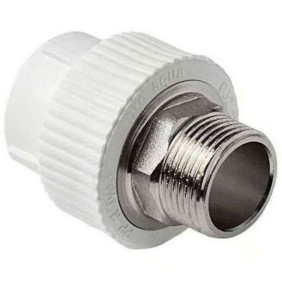 Муфта РОСТерм PPR комбинированная, под ключ НР 75-2 1/2quot;, белый Муфта РОСТерм PPR комбинированная, под ключ НР 75-2 1/2quot;, белый