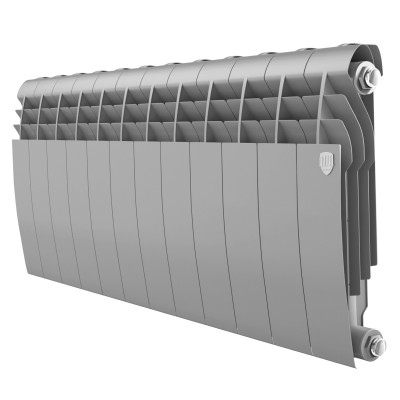 Радиатор биметаллический Royal Thermo BILINER B 350 Серебристый - 12 секц. Радиатор биметаллический Royal Thermo BILINER B 350 Серебристый - 12 секц.