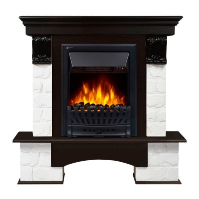 Портал Firelight Forte Classic камень белый, шпон венге Портал Firelight Forte Classic камень белый, шпон венге