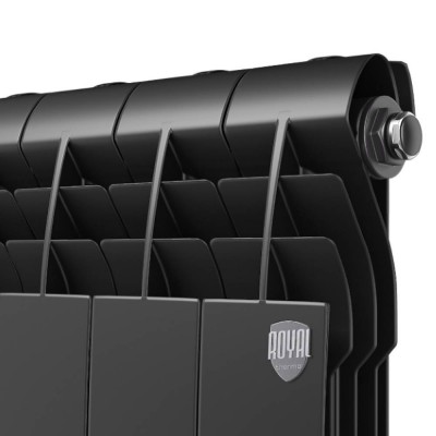 Радиатор алюминиевый Royal Thermo Biliner Alum 500 Noir Sable - 4 секц. Радиатор алюминиевый Royal Thermo Biliner Alum 500 Noir Sable - 4 секц.