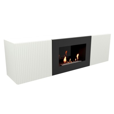 Тумба с биокамином Firelight BFP/P-1400L белая Тумба с биокамином Firelight BFP/P-1400L белая