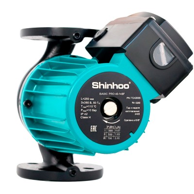Насос циркуляционный Shinhoo BASIC PRO 40-14SF 3x380V Насос циркуляционный Shinhoo BASIC PRO 40-14SF 3x380V