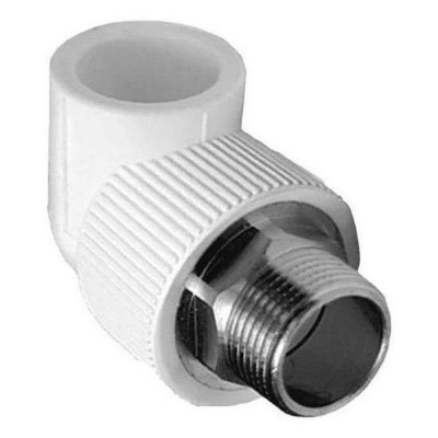 Угольник TEBO сер. PP-R комб. 20x1/2quot; ВР (20/160), арт. 031033403 Угольник TEBO сер. PP-R комб. 20x1/2quot; ВР (20/160), арт. 031033403