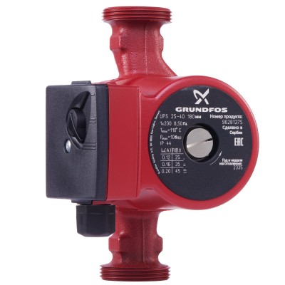 Насос циркуляционный Grundfos UPS 25-40 с гайками Насос циркуляционный Grundfos UPS 25-40 с гайками