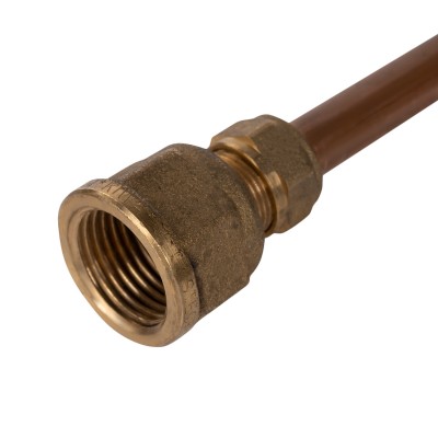 Трубка импульсная L1,5м.(G1/2quot;внутр./G1/2quot;нар.) d-10х1медь Трубка импульсная L1,5м.(G1/2quot;внутр./G1/2quot;нар.) d-10х1медь