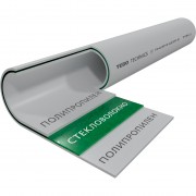 Труба TEBO SDR7,4 (PN20) 25х3,5 армированная стекловолокном сер. PP-R метр (4/80)