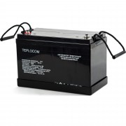 Батарея свинцово-кислотная TEPLOCOM 100Ач AGM АКБ 12В 100Ач, герметичная, необслуживаемая