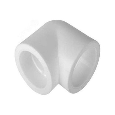 Уголок РОСТерм PPR 90 гр. 90мм, белый Уголок РОСТерм PPR 90 гр. 90мм, белый