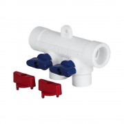 Коллектор TEBO бел. PP-R 40x20x5 вых. универсальный (2/8), арт. 030091274