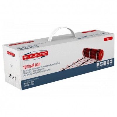 Мат нагревательный AC ELECTRIC ACMM 2-150-9 (комплект теплого пола) Мат нагревательный AC ELECTRIC ACMM 2-150-9 (комплект теплого пола)