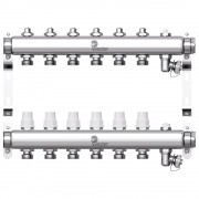 Коллектор Wester нерж. 1quot;-3/4 в сборе на 6 выходов, MUVS6134