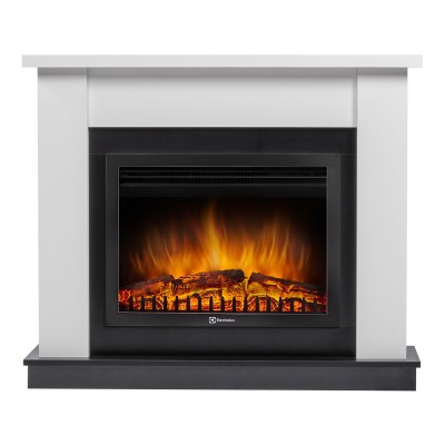 Каминокомплект Firelight: Очаг EFP/P-2520LS N , портал Canto 25 белый Каминокомплект Firelight: Очаг EFP/P-2520LS N , портал Canto 25 белый