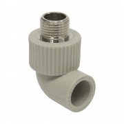 Угольник TEBO сер. PP-R комб. 32x1quot; НР (10/50), арт. 031030611