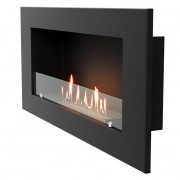 Каминокомплект:Биокамин Firelight BFP/W-110+Набор керамических камней М, черные