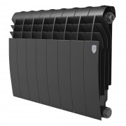 Радиатор биметаллический Royal Thermo BILINER B 350 Чёрный - 10 секц.
