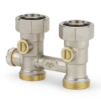 Узел нижнего подключения VARMEGA, 3/4quot;EKх3/4quot;EK НР-ВР, прямой, для однотрубных систем, VM13851 Узел нижнего подключения VARMEGA, 3/4quot;EKх3/4quot;EK НР-ВР, прямой, для однотрубных систем, VM13851