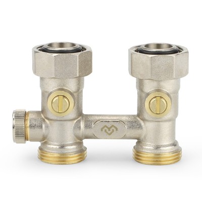 Узел нижнего подключения VARMEGA, 3/4quot;EKх3/4quot;EK НР-ВР, прямой, для однотрубных систем, VM13851 Узел нижнего подключения VARMEGA, 3/4quot;EKх3/4quot;EK НР-ВР, прямой, для однотрубных систем, VM13851