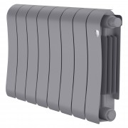 Радиатор биметаллический Royal Thermo Infinity 300 Silver Satin VR80 - 8 секц.