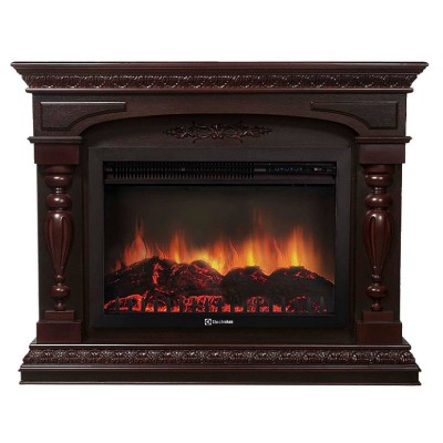 Портал Firelight Perfetto R 30 шпон темный дуб Портал Firelight Perfetto R 30 шпон темный дуб