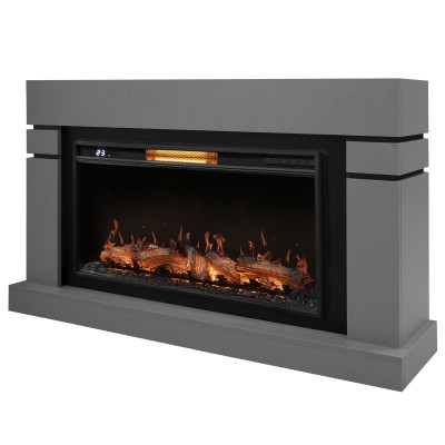 Каминокомплект: Очаг Electrolux EFP/P-4220LS, портал Lindos 42/40/36, светло-серый, р/в Каминокомплект: Очаг Electrolux EFP/P-4220LS, портал Lindos 42/40/36, светло-серый, р/в