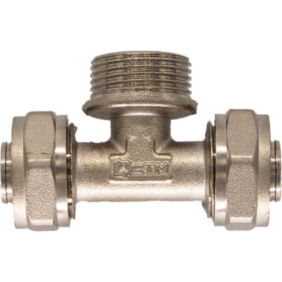 Тройник CTM н/р 16х1/2х16 CTM01612 Тройник CTM н/р 16х1/2х16 CTM01612