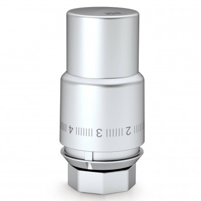 Термоголовка жидкостная ROYAL THERMO Design PRO М30х1,5 (матовый хром) Термоголовка жидкостная ROYAL THERMO Design PRO М30х1,5 (матовый хром)