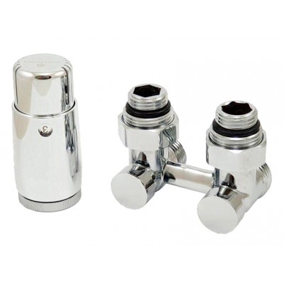 Комплект узла нижнего подкл SCHLOSSER угловой STANDARD 3/4quot; (хром) с термоголовкой М30х1,5, ниппеля 1/2quot;Х3/4quot; Комплект узла нижнего подкл SCHLOSSER угловой STANDARD 3/4quot; (хром) с термоголовкой М30х1,5, ниппеля 1/2quot;Х3/4quot;