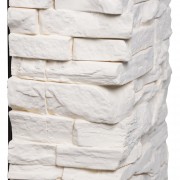 Портал Firelight Michigan 60, камень молочный, шпон темный дуб