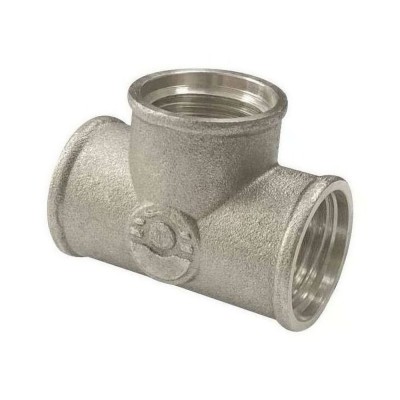 Тройник VALFEX никел. ВР-ВР-ВР 1/2quot; (100/10), арт. VF.130.N.012 Тройник VALFEX никел. ВР-ВР-ВР 1/2quot; (100/10), арт. VF.130.N.012