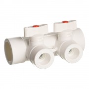 Коллектор Lammin с шаровыми кранами PPR 40 х 2 30/1