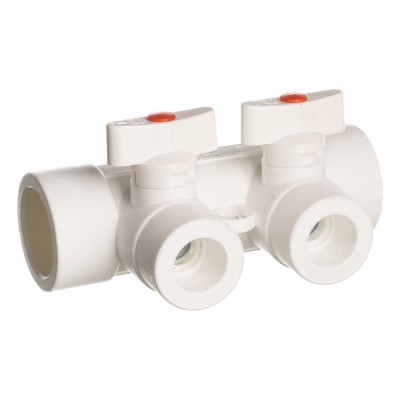 Коллектор Lammin с шаровыми кранами PPR 40 х 2 30/1 Коллектор Lammin с шаровыми кранами PPR 40 х 2 30/1