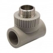 Тройник TEBO сер. PP-R комб. 25x3/4quot; НР (10/80), арт. 031040506