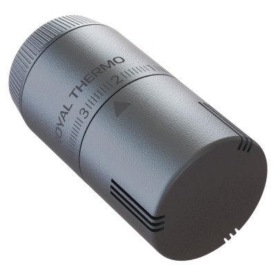 Термоголовка жидкостная Royal Thermo Design М30х1,5 (серебристый) Термоголовка жидкостная Royal Thermo Design М30х1,5 (серебристый)