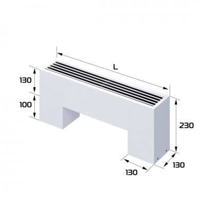 Конвектор напольный Royal Thermo STEP-130/130/600-2-N-WT-LG-NA Конвектор напольный Royal Thermo STEP-130/130/600-2-N-WT-LG-NA