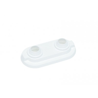 Накладка декоративная для 2 мет. трубок Дн 15 Накладка декоративная для 2 мет. трубок Дн 15