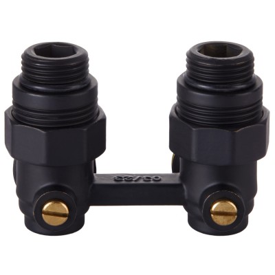 Узел нижнего подключения Royal Thermo угловой 1/2quot;х3/4quot; EK (черный) Узел нижнего подключения Royal Thermo угловой 1/2quot;х3/4quot; EK (черный)