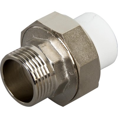 Муфта РОСТерм PPR комбинированная с раз. раструбом D25х1 НР Муфта РОСТерм PPR комбинированная с раз. раструбом D25х1 НР