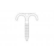 Дюбель-крюк двойной d16-32мм (100мм)