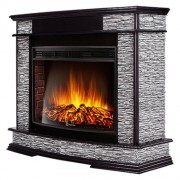 Каминокомплект: Очаг Electrolux EFP/P-3020LS с порталом Scala 30 сланец скалистый серый, шпон венге