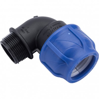 Отвод компрессионный с наружной резьбой 40х1 1/4quot; (Valfex) (35/7) Отвод компрессионный с наружной резьбой 40х1 1/4quot; (Valfex) (35/7)