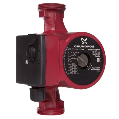 Насос Grundfos UPS 25/60 Насос Grundfos UPS 25/60