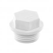 Заглушка TEBO бел. PP-R резьбовая 32x1quot; (60/600), арт. 030090203